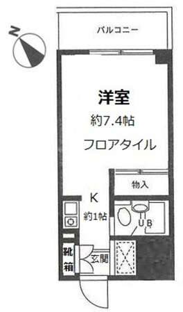 ドーミィー綱島の物件間取画像